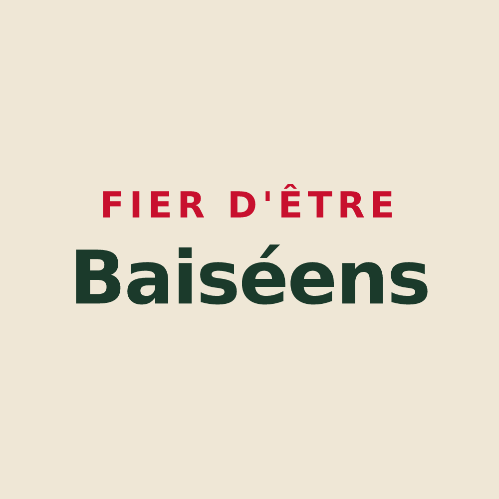Tote bag « Fier d'être Baiséens » — design pour Bais