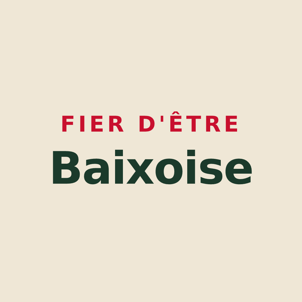 Tote bag « Fier d'être Baixoise » — design pour Baix