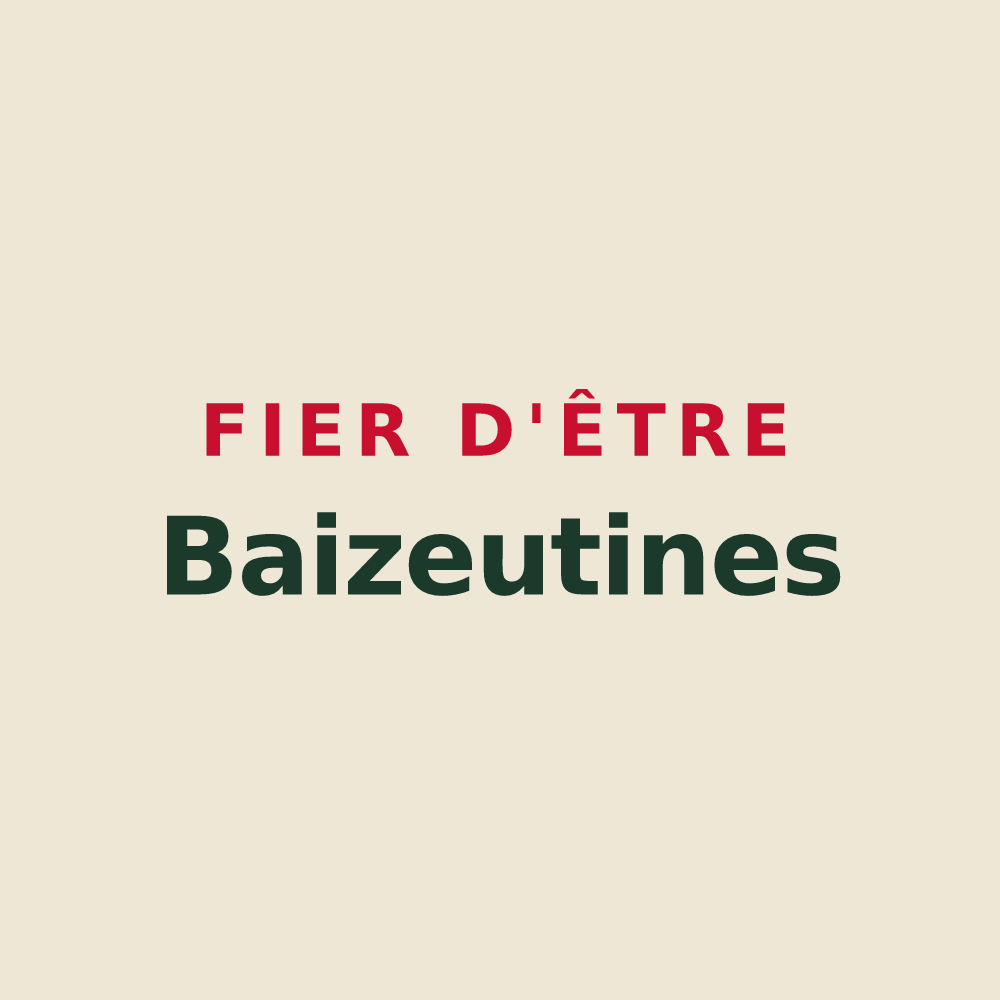Tote bag « Fier d'être Baizeutines » — design pour Baizieux