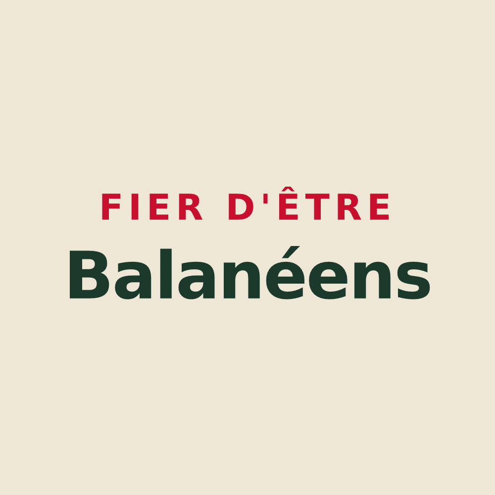 Tote bag « Fier d'être Balanéens » — design pour Balagny-sur-Thérain