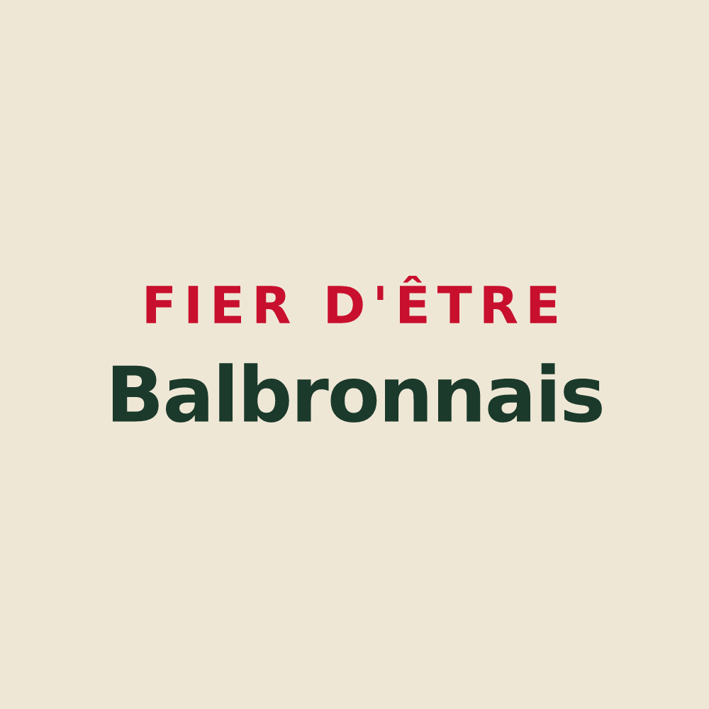 Tote bag « Fier d'être Balbronnais » — design pour Balbronn