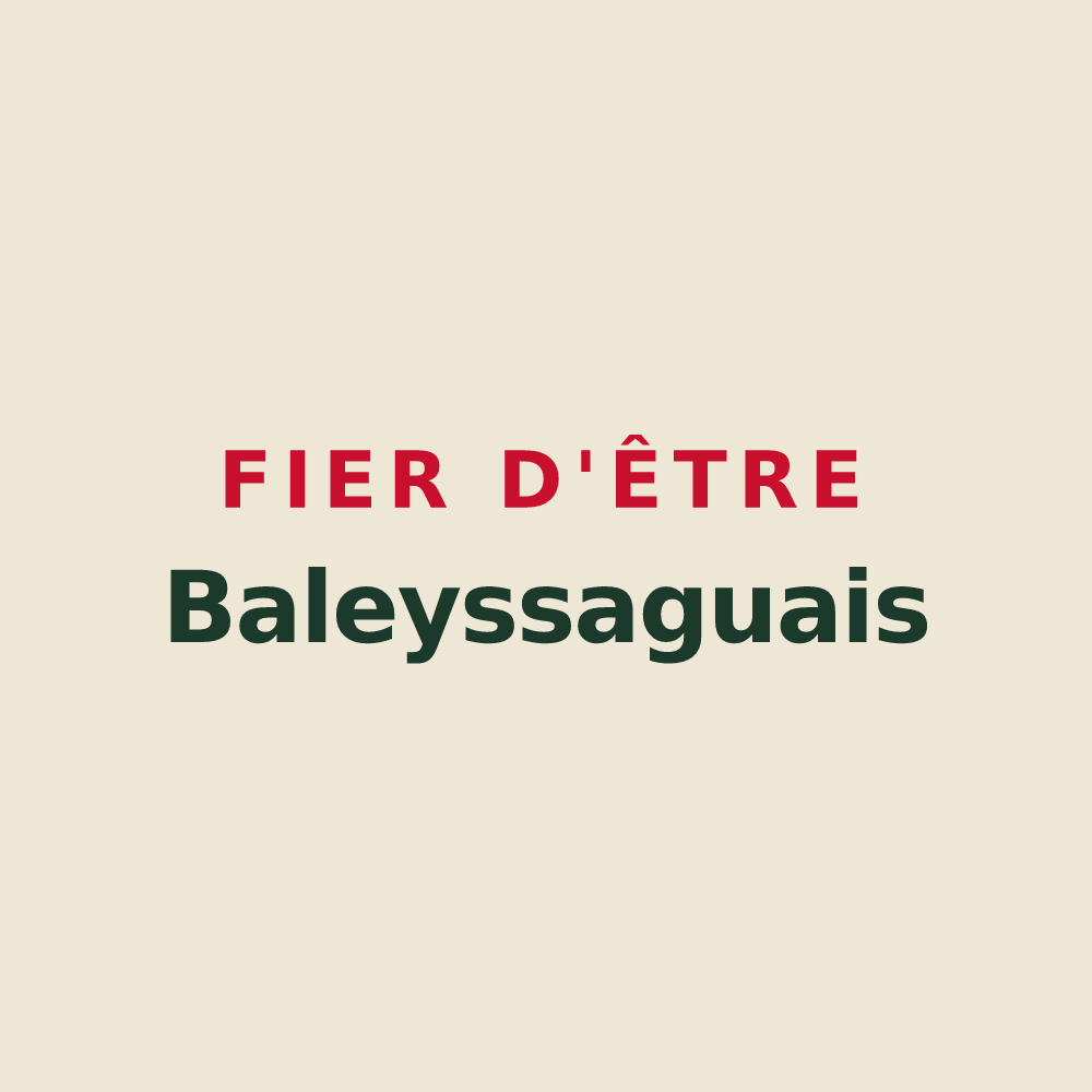 Tote bag « Fier d'être Baleyssaguais » — design pour Baleyssagues