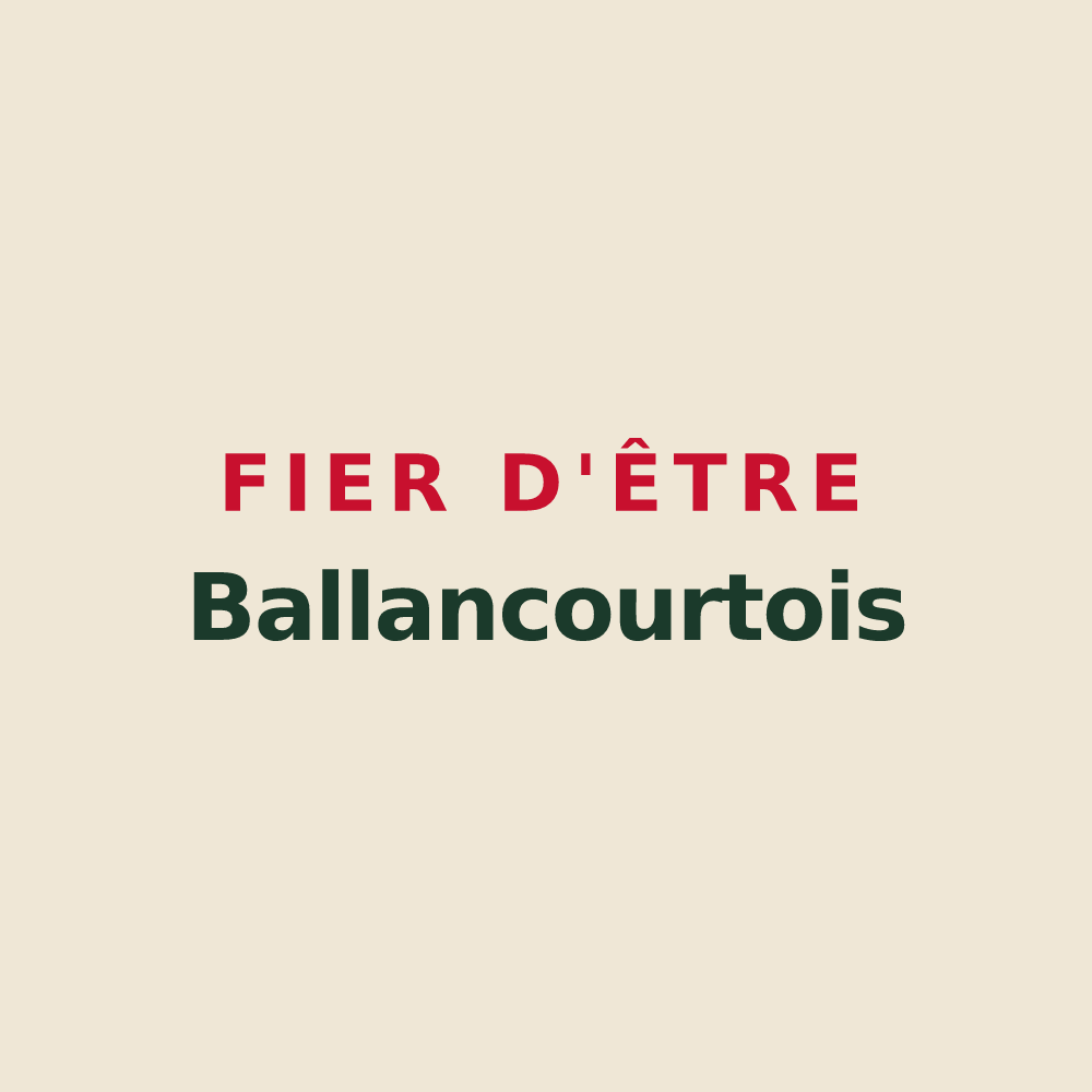 Tote bag « Fier d'être Ballancourtois » — design pour Ballancourt-sur-Essonne