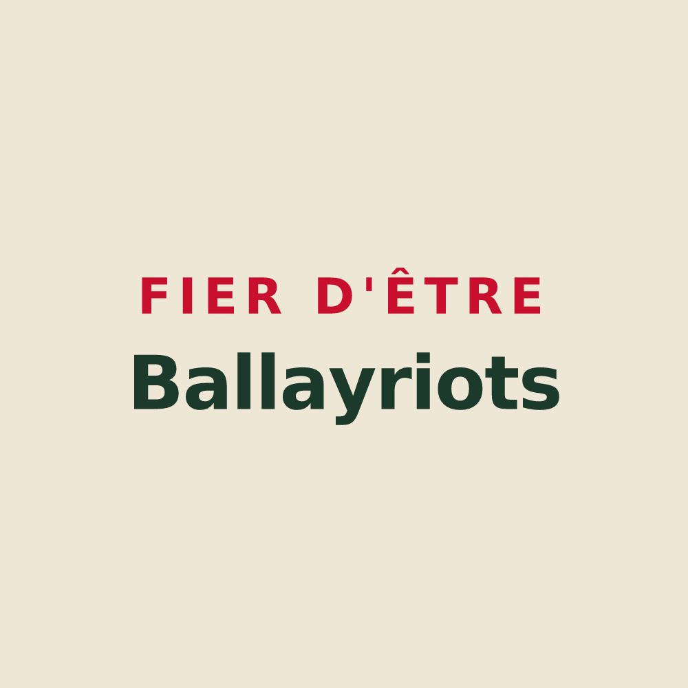 Tote bag « Fier d'être Ballayriots » — design pour Ballay
