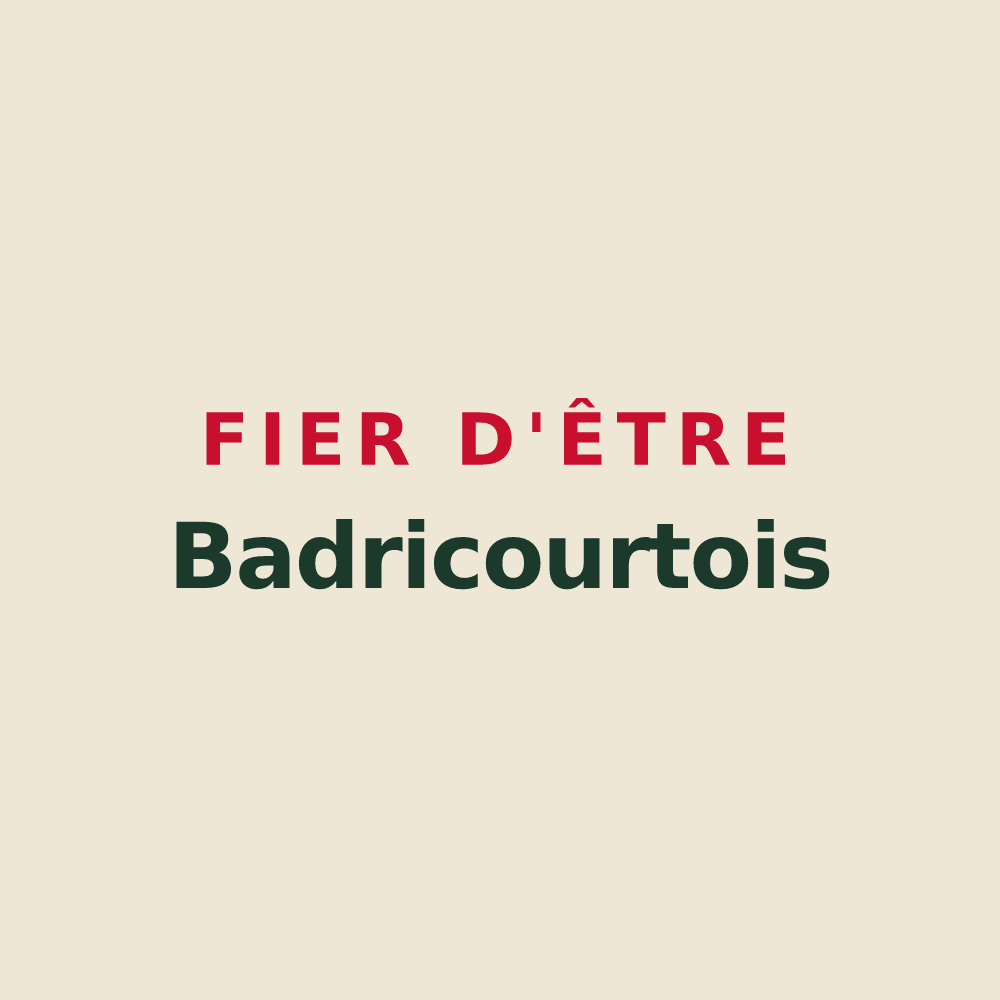 Tote bag « Fier d'être Badricourtois » — design pour Ballersdorf