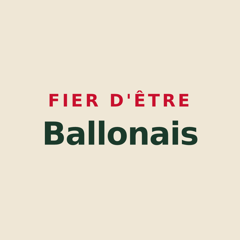 Tote bag « Fier d'être Ballonais » — design pour Ballon