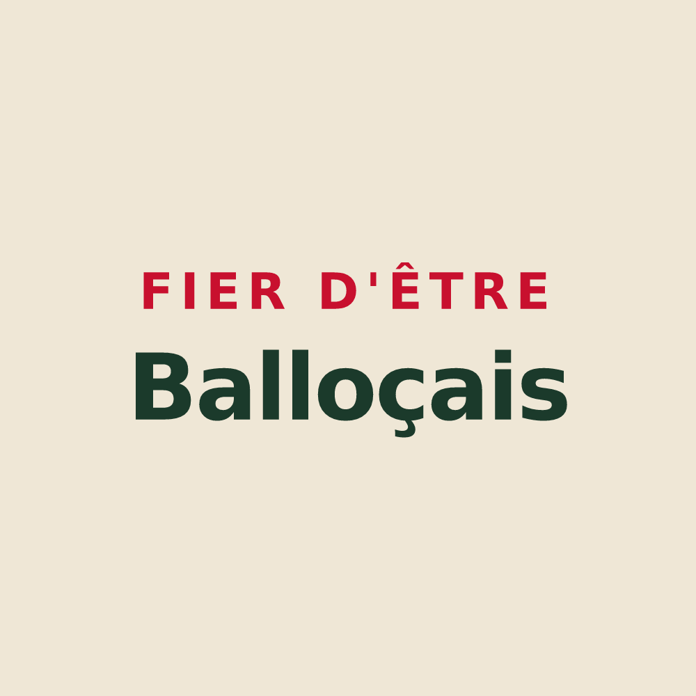 Tote bag « Fier d'être Balloçais » — design pour Ballots