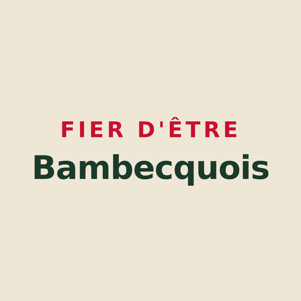 Tote bag « Fier d'être Bambecquois » — design pour Bambecque