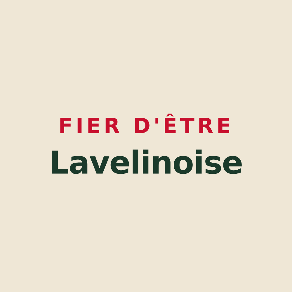 Tote bag « Fier d'être Lavelinoise » — design pour Ban-de-Laveline