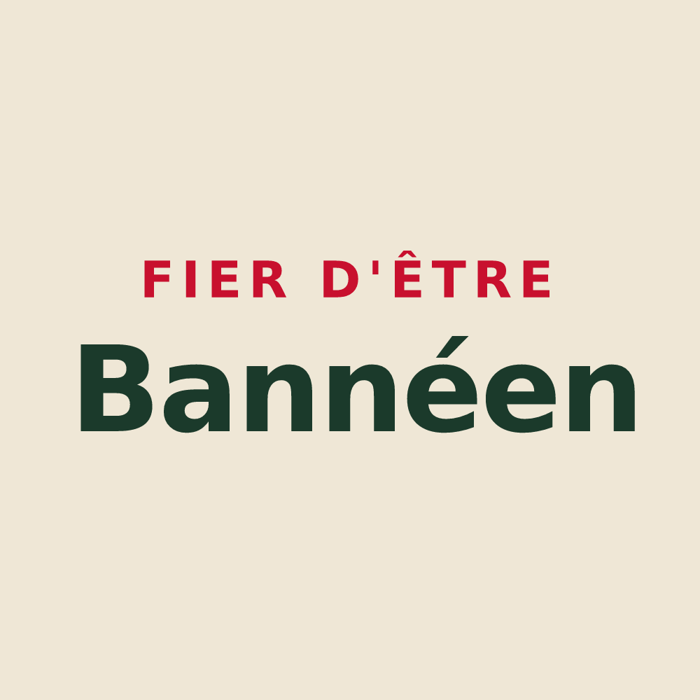 Tote bag « Fier d'être Bannéen » — design pour Bannes