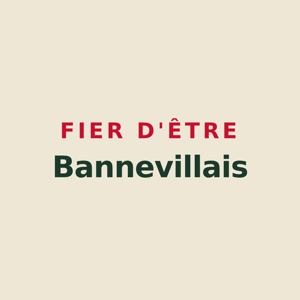 Tote bag « Fier d'être Bannevillais » — design pour Banneville-la-Campagne
