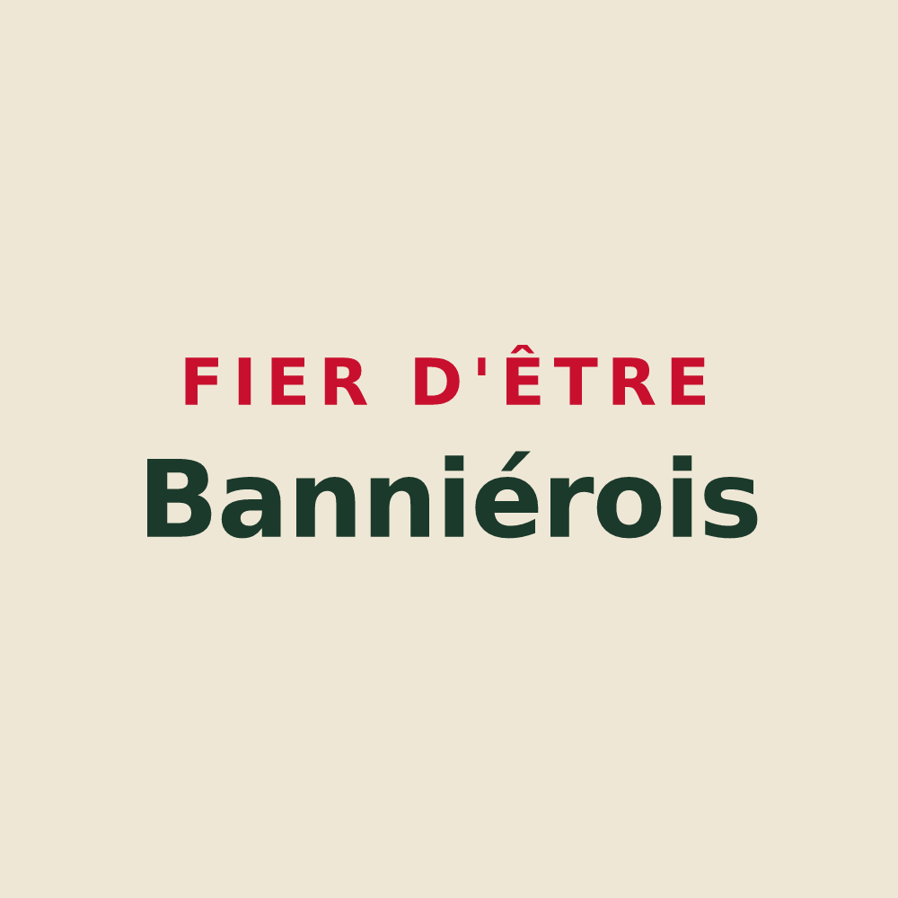 Tote bag « Fier d'être Banniérois » — design pour Bannières