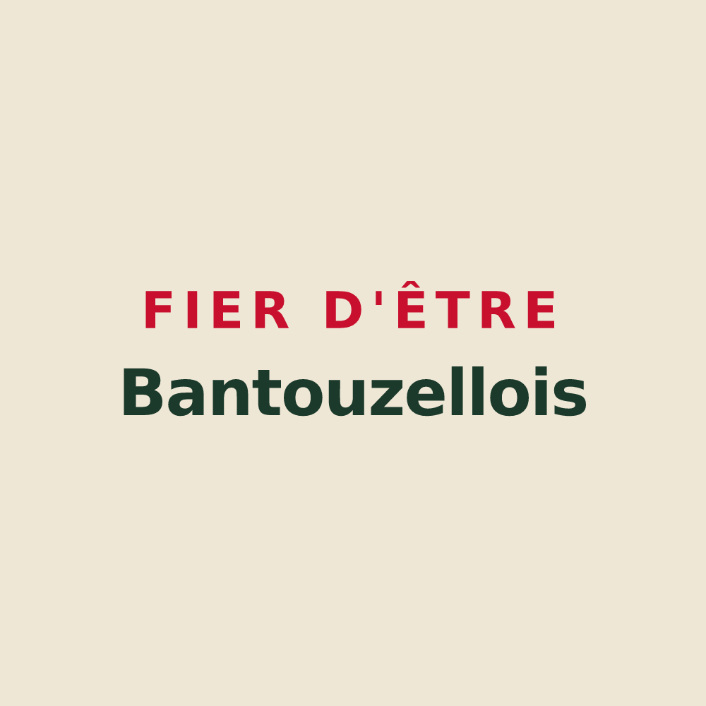 Tote bag « Fier d'être Bantouzellois » — design pour Bantouzelle