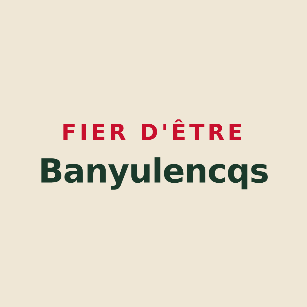 Tote bag « Fier d'être Banyulencqs » — design pour Banyuls-dels-Aspres