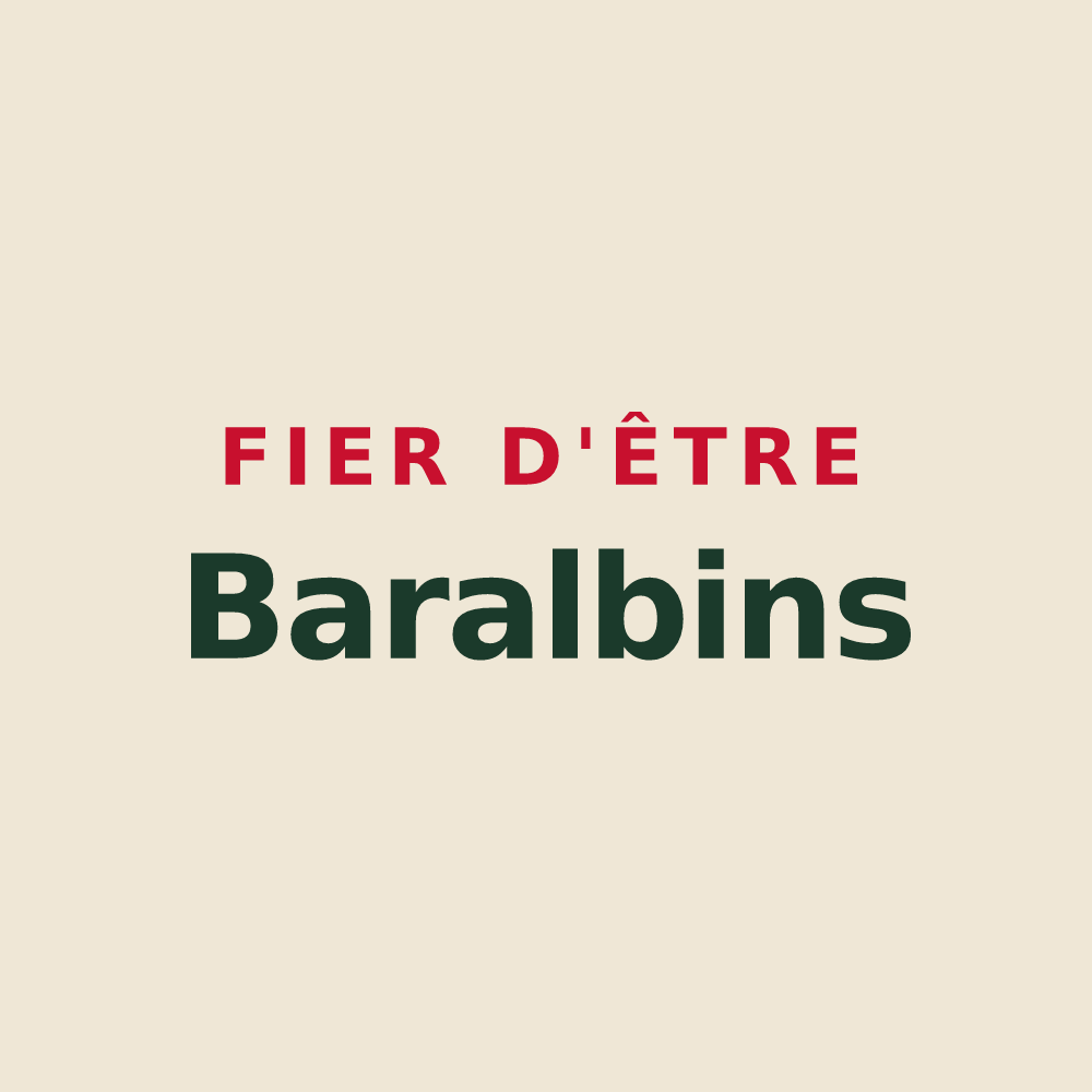 Tote bag « Fier d'être Baralbins » — design pour Bar-sur-Aube