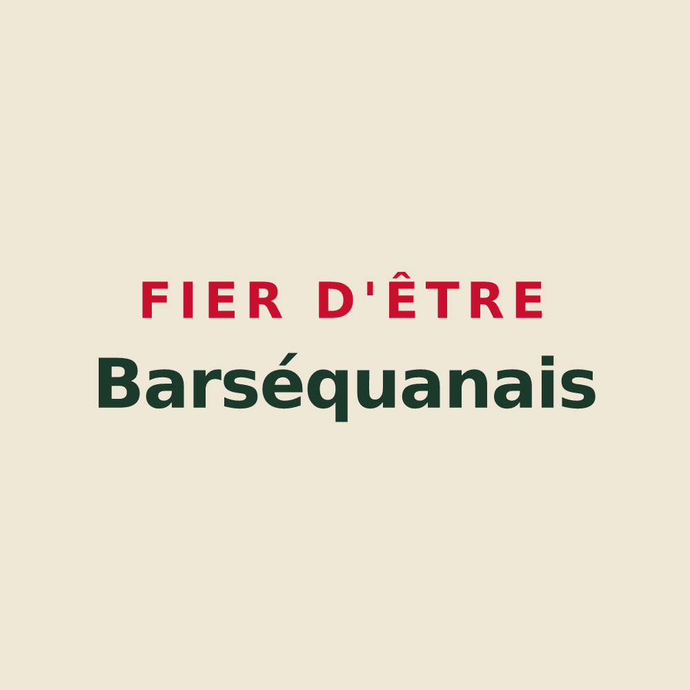 Tote bag « Fier d'être Barséquanais » — design pour Bar-sur-Seine