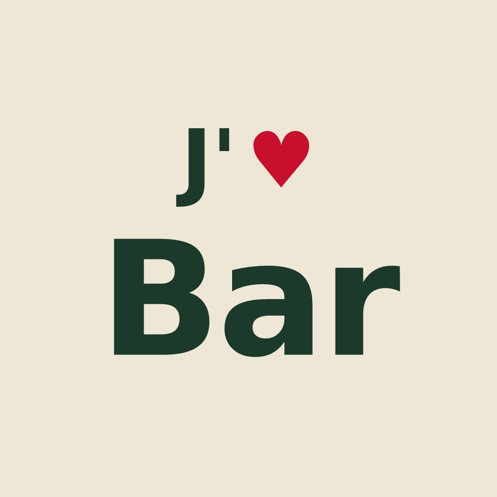 Tote bag personnalisé Bar — design J'aime Bar