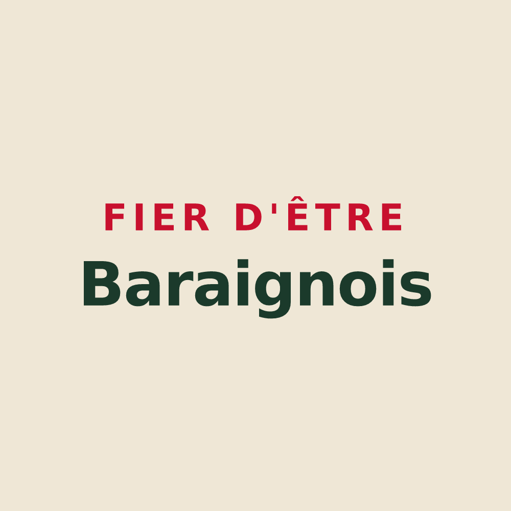 Tote bag « Fier d'être Baraignois » — design pour Baraigne