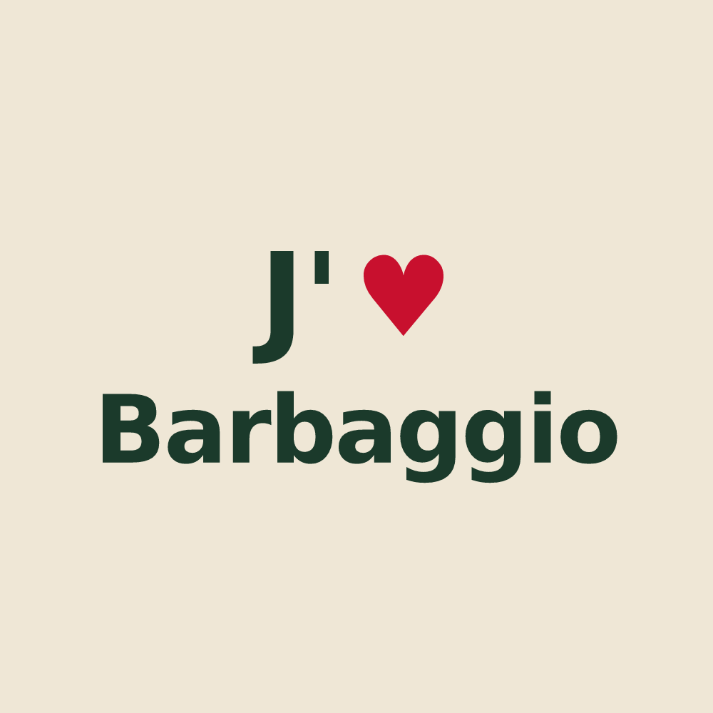 Tote bag personnalisé Barbaggio — design J'aime Barbaggio
