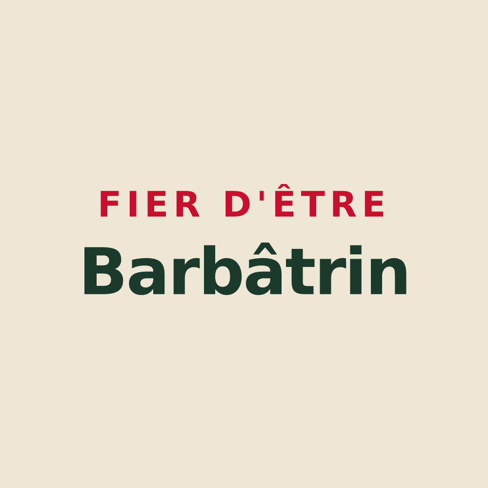 Tote bag « Fier d'être Barbâtrin » — design pour Barbâtre