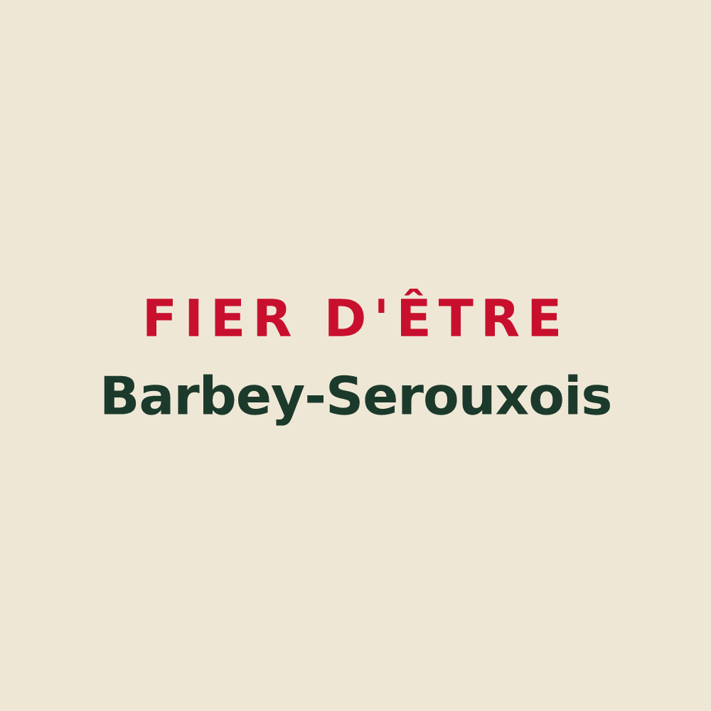 Tote bag « Fier d'être Barbey-Serouxois » — design pour Barbey-Seroux