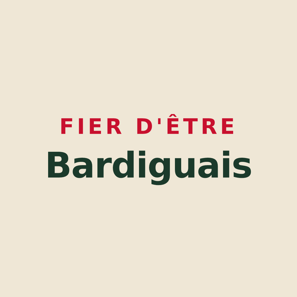 Tote bag « Fier d'être Bardiguais » — design pour Bardigues