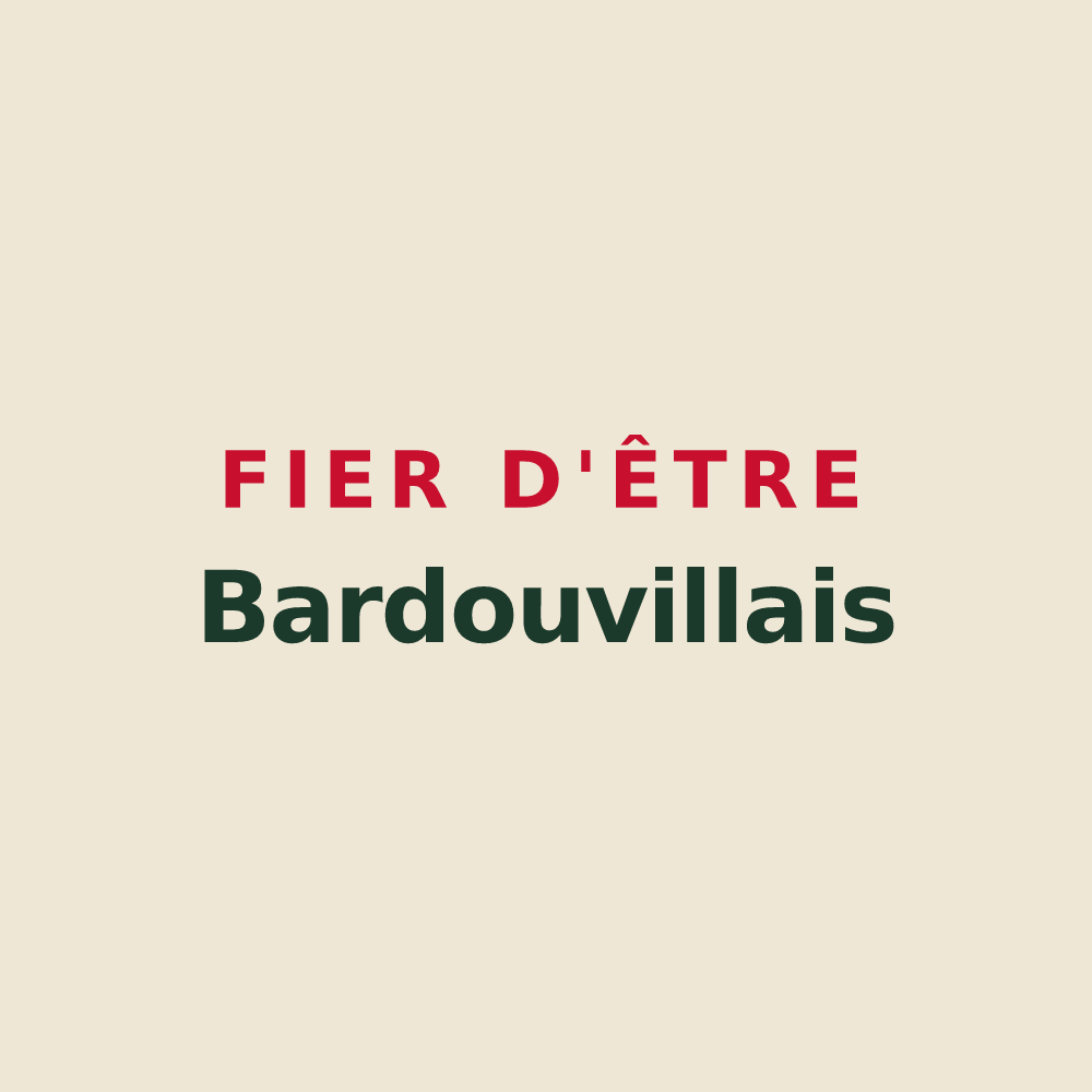 Tote bag « Fier d'être Bardouvillais » — design pour Bardouville