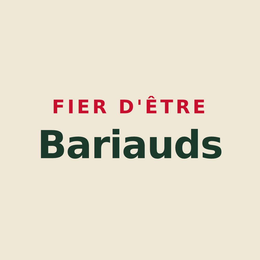 Tote bag « Fier d'être Bariauds » — design pour Barie