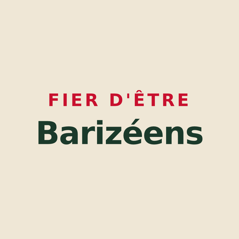 Tote bag « Fier d'être Barizéens » — design pour Barizey