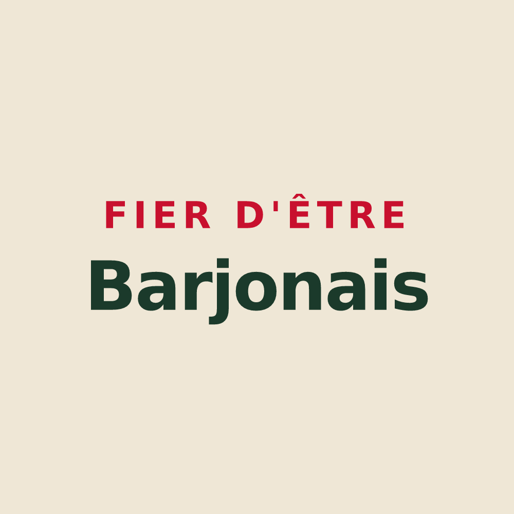 Tote bag « Fier d'être Barjonais » — design pour Barjon