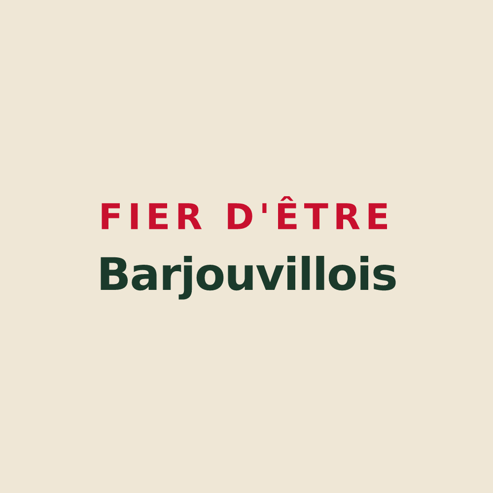 Tote bag « Fier d'être Barjouvillois » — design pour Barjouville
