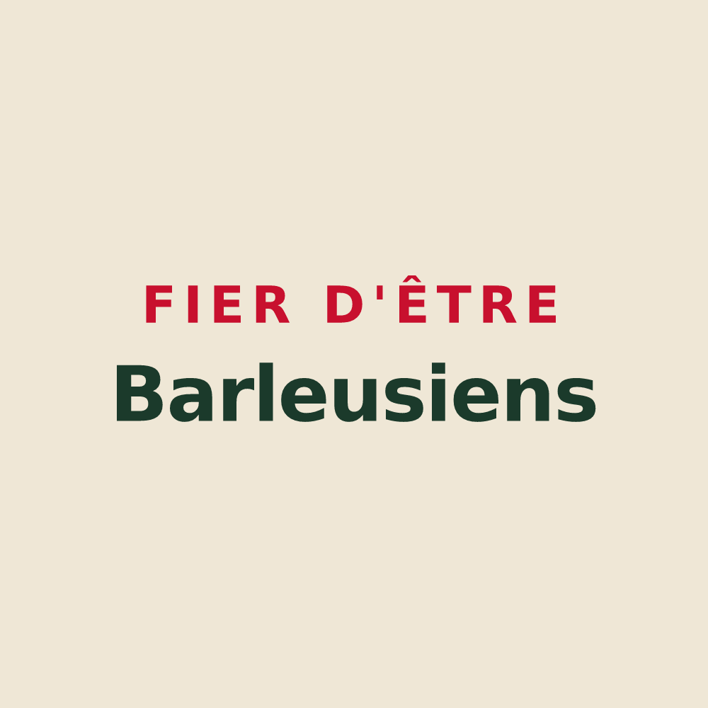 Tote bag « Fier d'être Barleusiens » — design pour Barleux