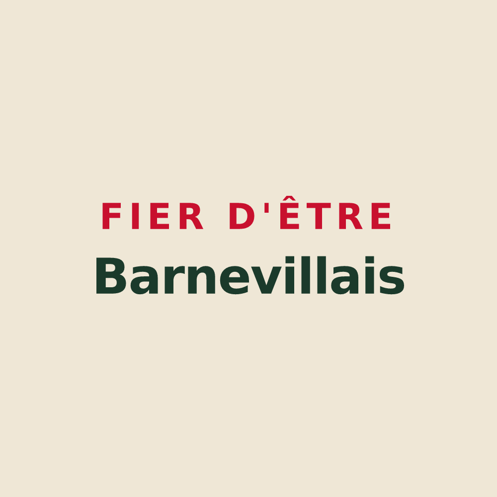 Tote bag « Fier d'être Barnevillais » — design pour Barneville-Carteret