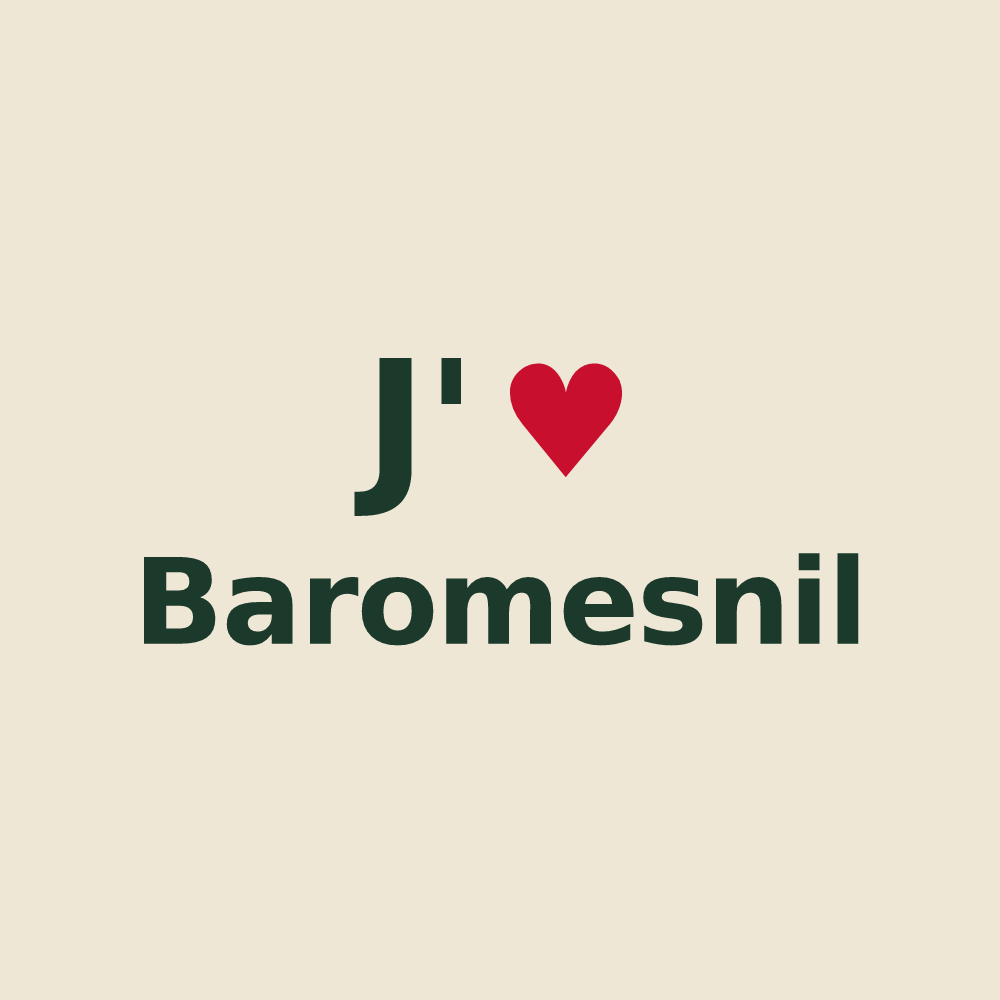 Tote bag personnalisé Baromesnil — design J'aime Baromesnil