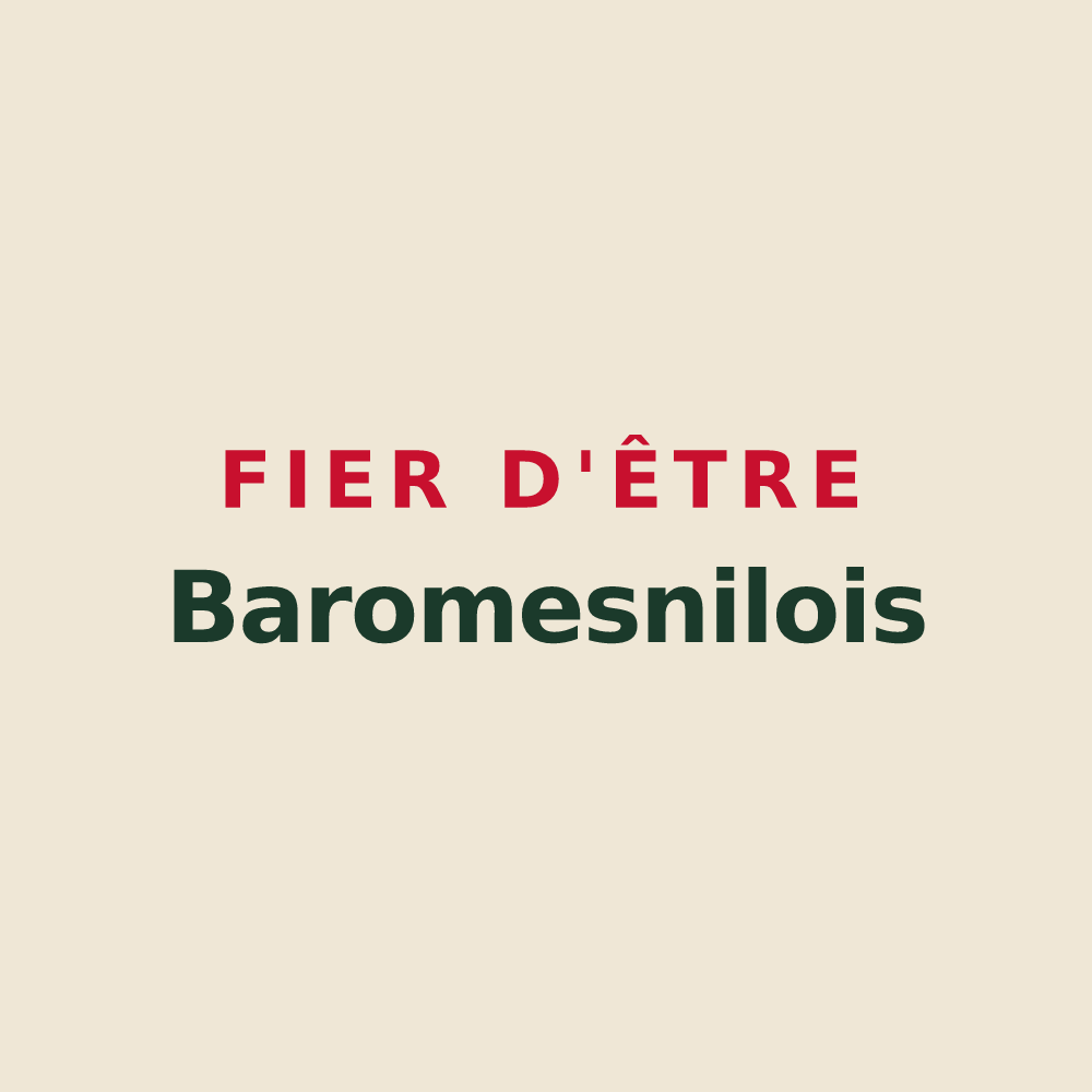 Tote bag « Fier d'être Baromesnilois » — design pour Baromesnil