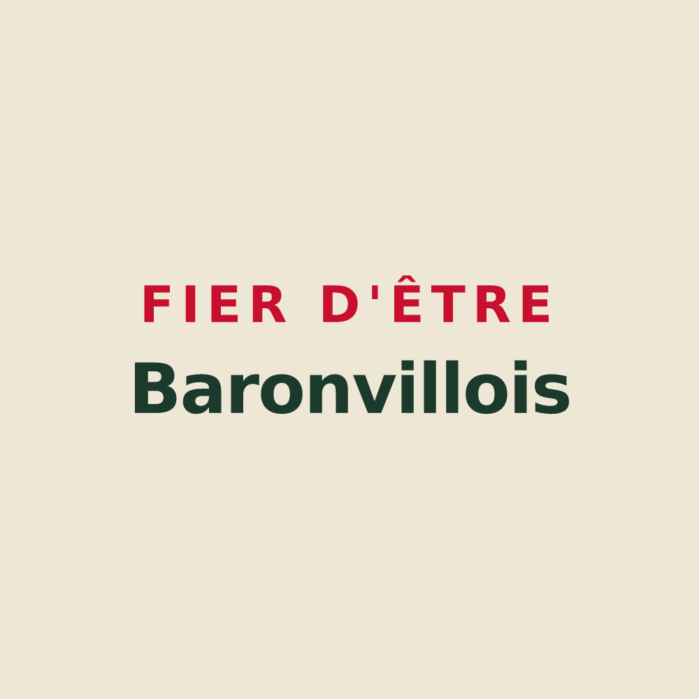 Tote bag « Fier d'être Baronvillois » — design pour Baronville