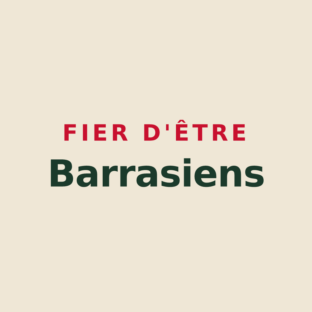 Tote bag « Fier d'être Barrasiens » — design pour Barras