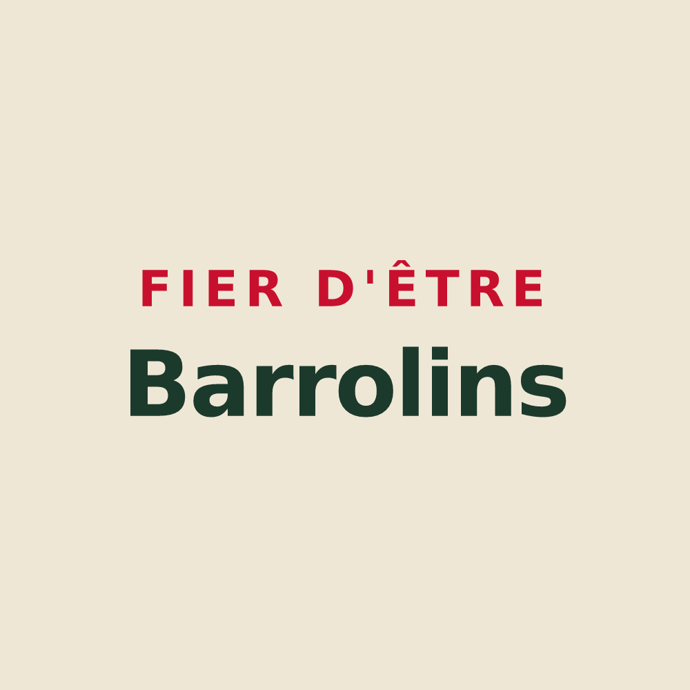 Tote bag « Fier d'être Barrolins » — design pour Barraux