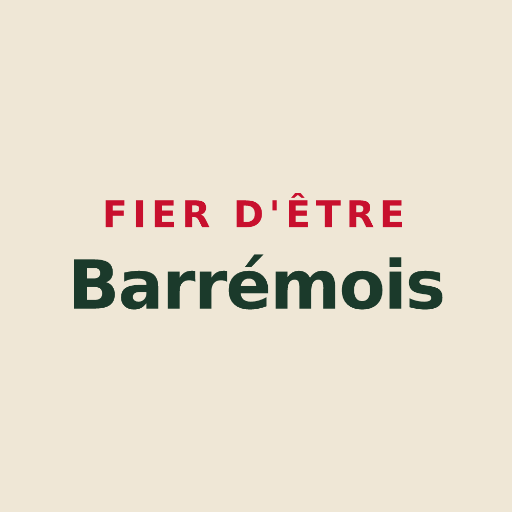 Tote bag « Fier d'être Barrémois » — design pour Barrême
