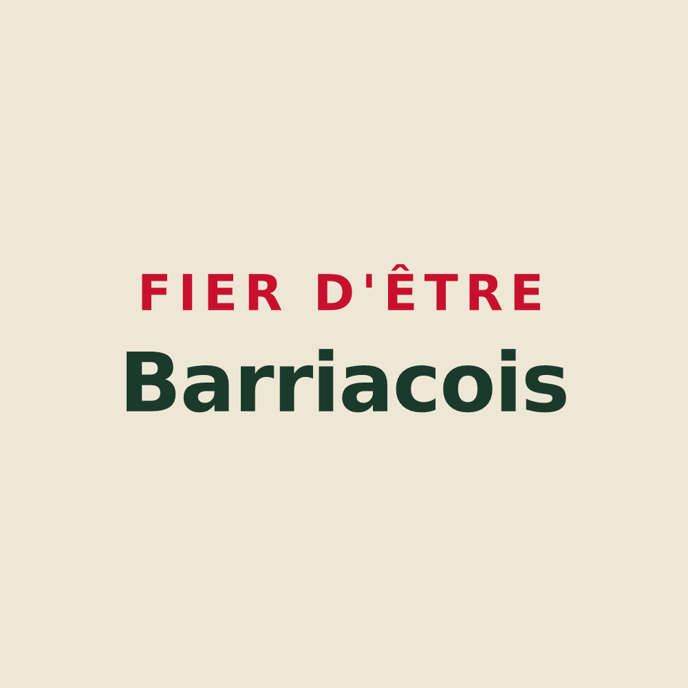 Tote bag « Fier d'être Barriacois » — design pour Barriac-les-Bosquets