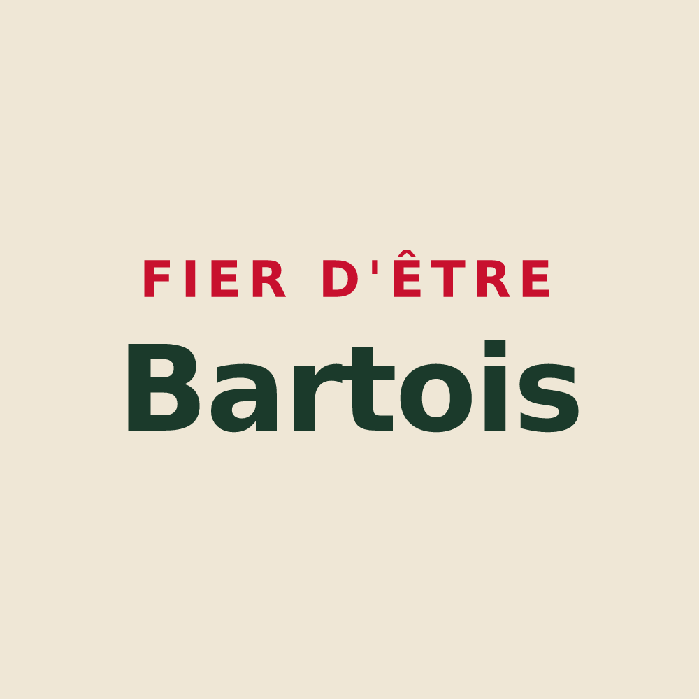 Tote bag « Fier d'être Bartois » — design pour Bart