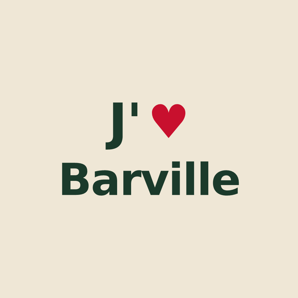 Tote bag personnalisé Barville — design J'aime Barville