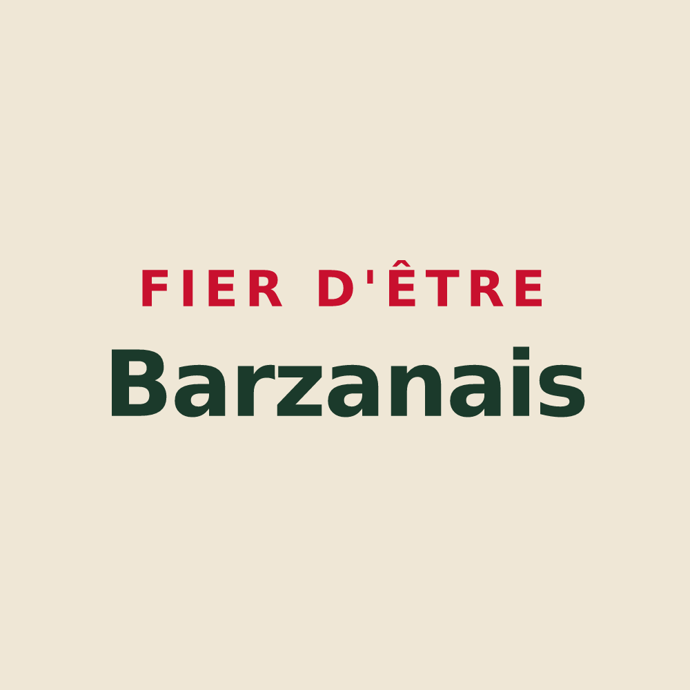 Tote bag « Fier d'être Barzanais » — design pour Barzan