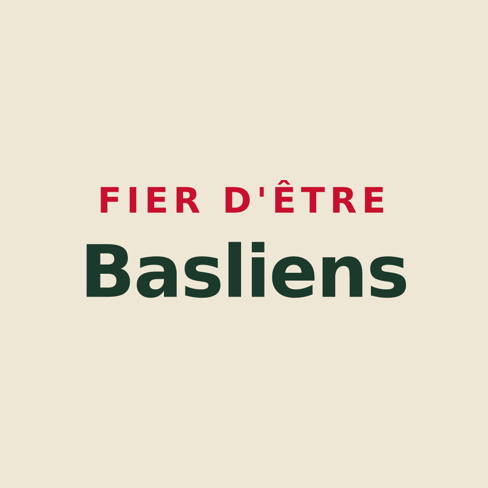 Tote bag « Fier d'être Basliens » — design pour Basly