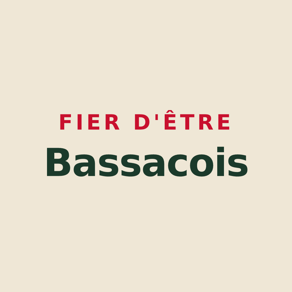 Tote bag « Fier d'être Bassacois » — design pour Bassac