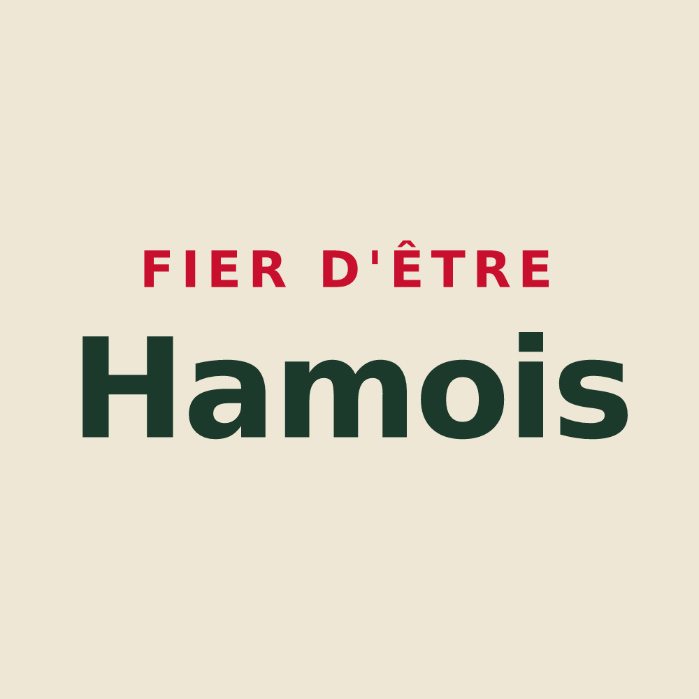 Tote bag « Fier d'être Hamois » — design pour Basse-Ham