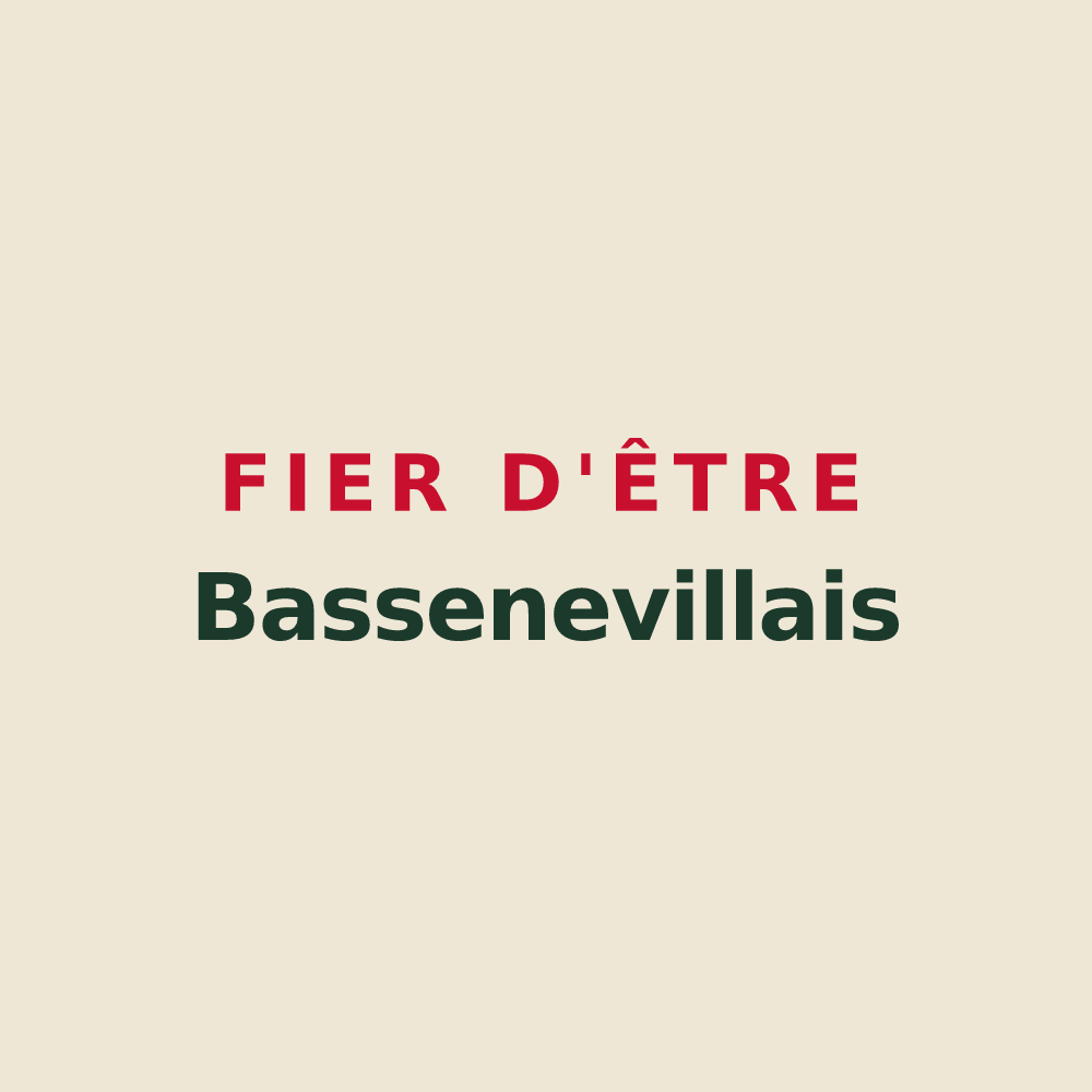 Tote bag « Fier d'être Bassenevillais » — design pour Basseneville