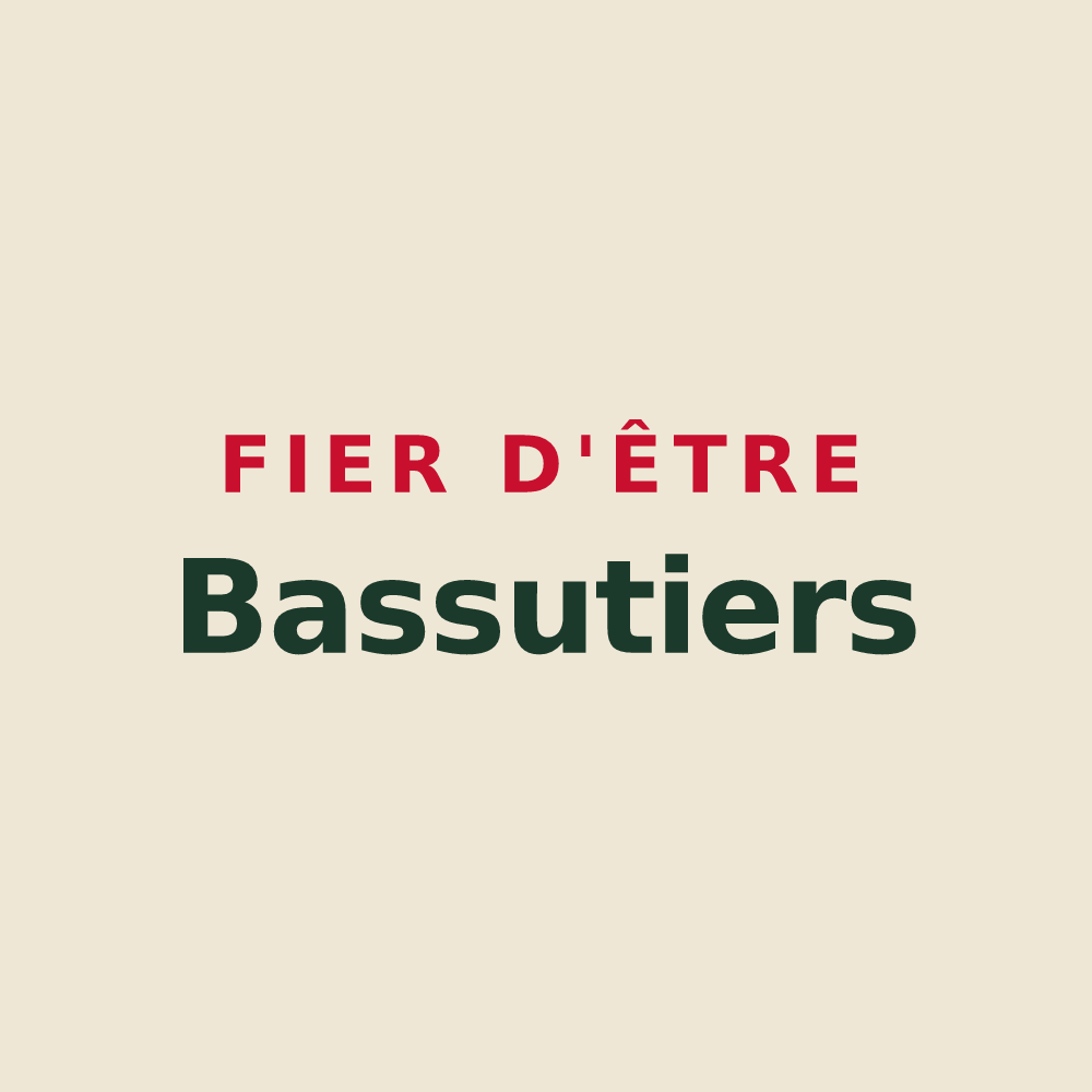 Tote bag « Fier d'être Bassutiers » — design pour Bassu