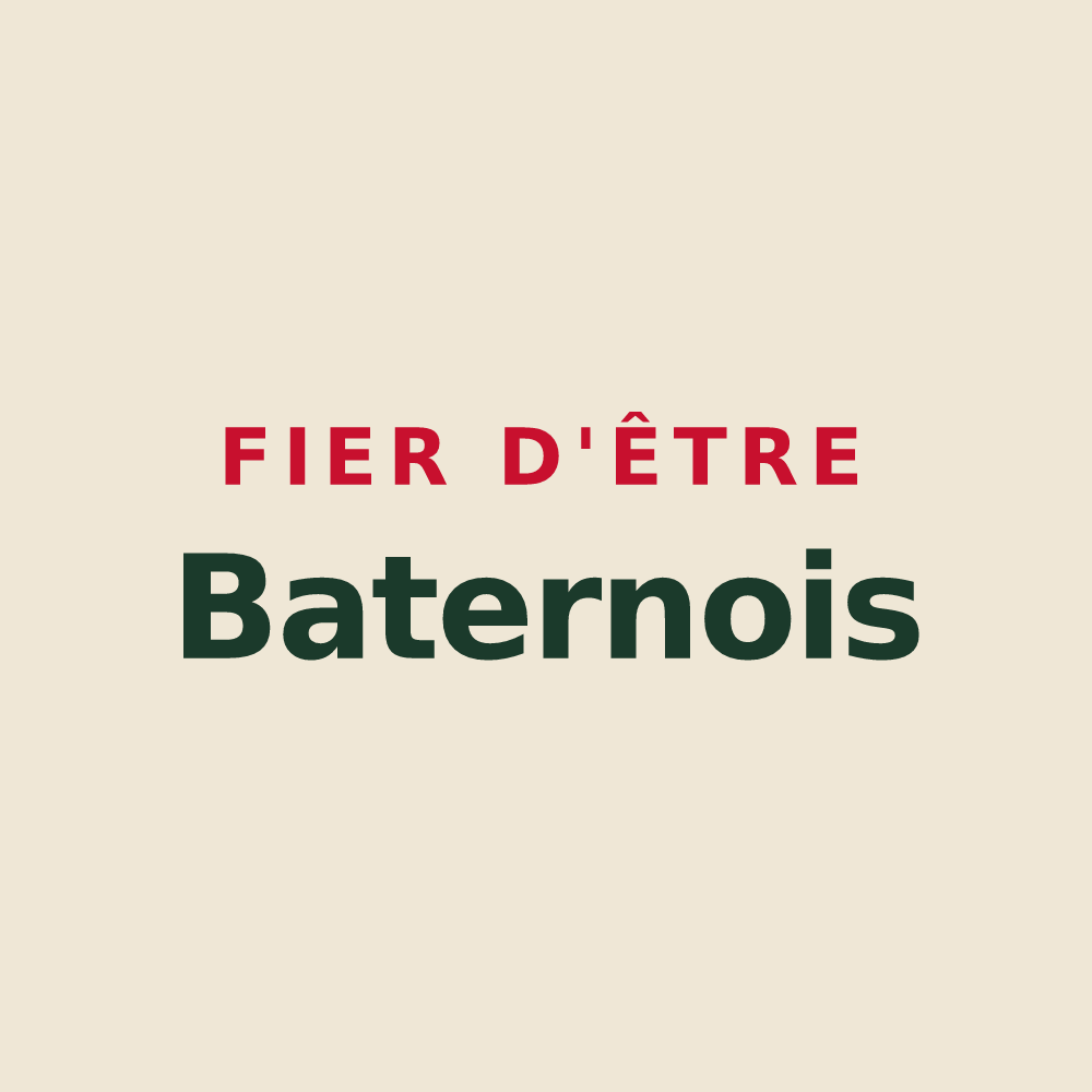 Tote bag « Fier d'être Baternois » — design pour Bathernay