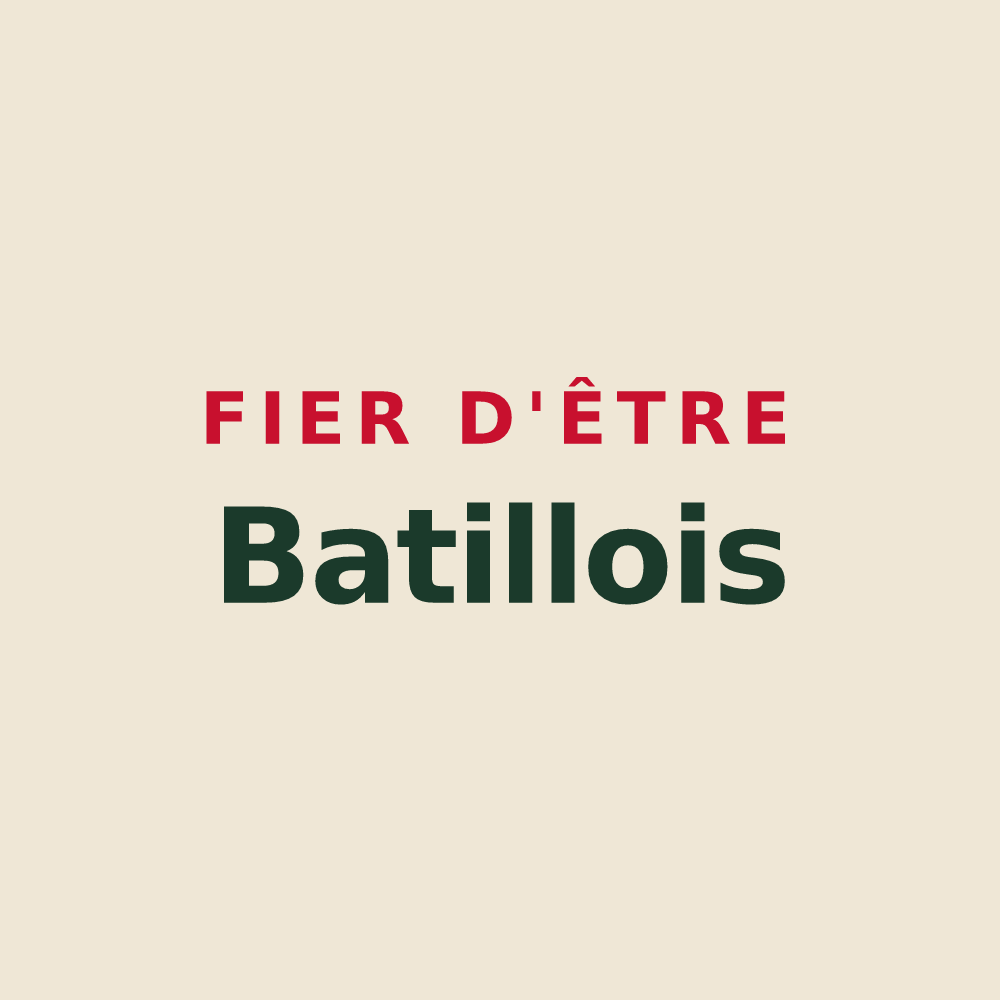 Tote bag « Fier d'être Batillois » — design pour Batilly-en-Puisaye